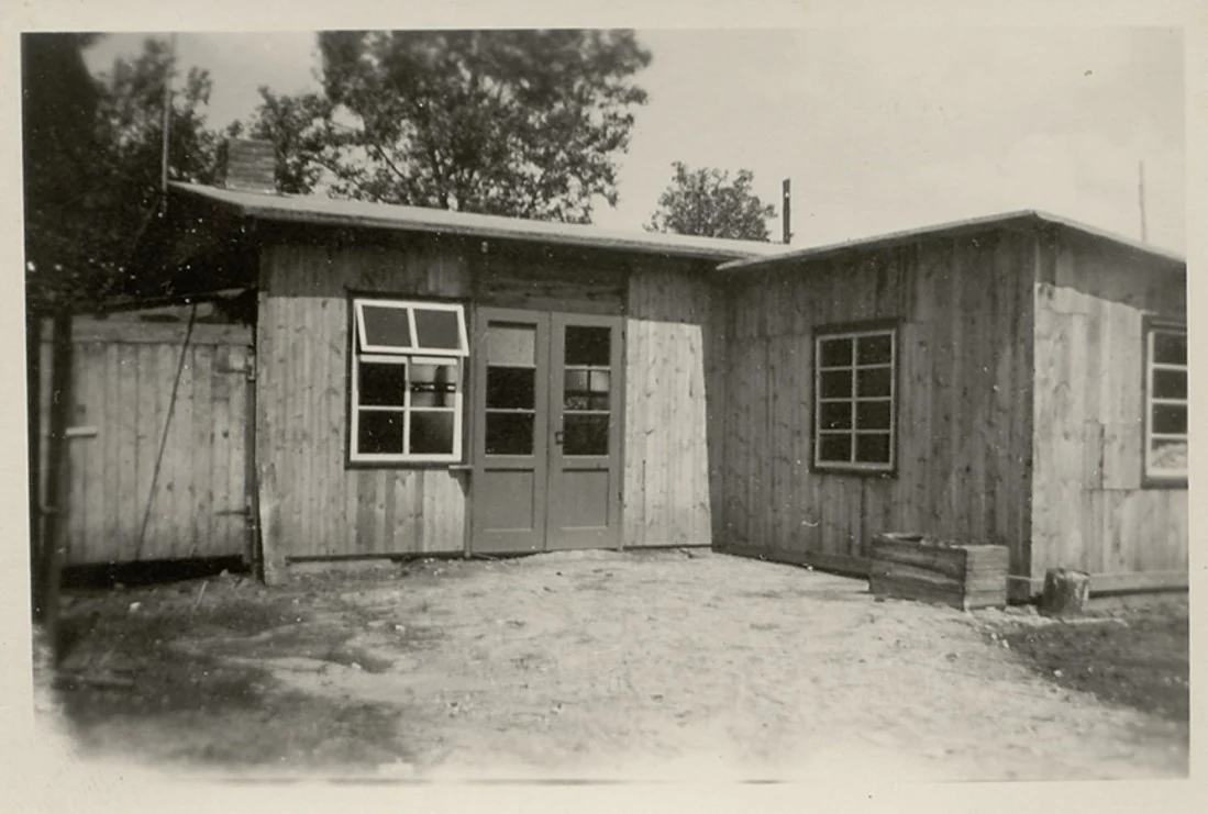 Willy Groth’s new workshop in Dinklage, 1951